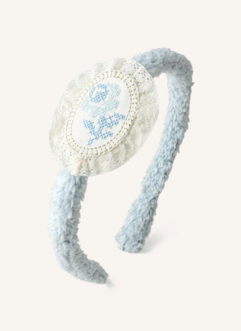 Sherpa Headband with Patch Embro