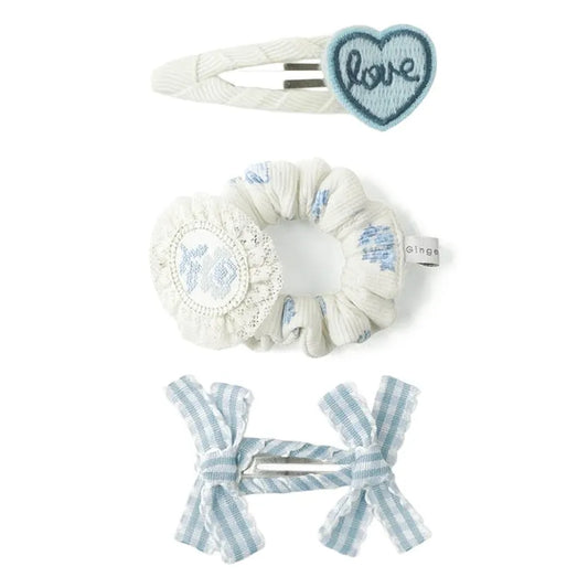 Hair Clip Set Blue