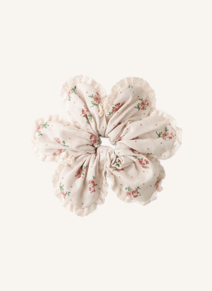 Flower Shaped Scrunchie Set