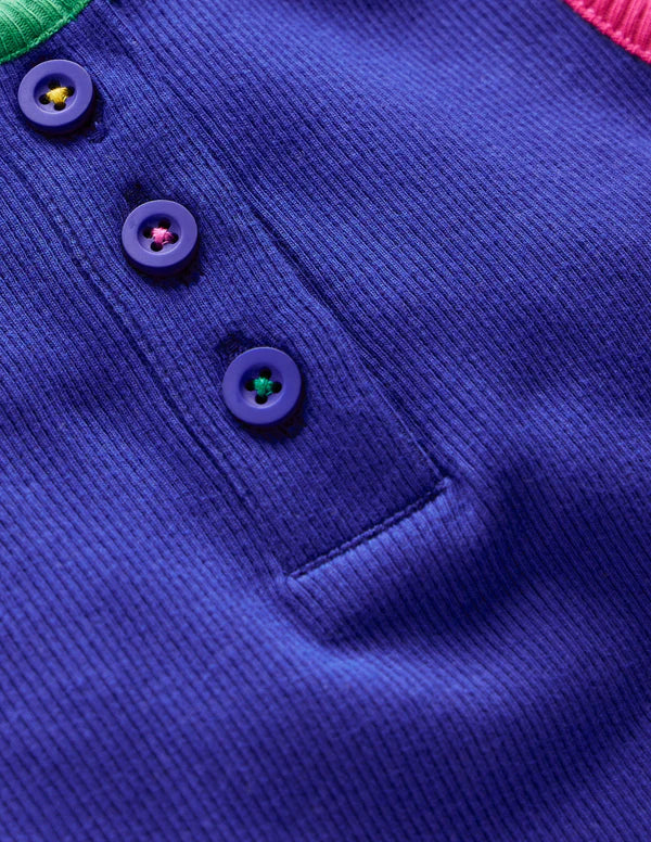 Racerback Ribbed Vest-Bright Blue