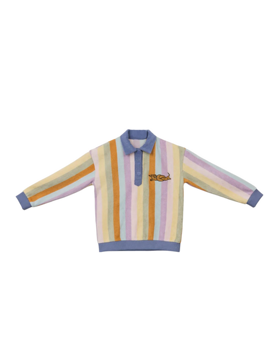 Terry Sweatshirt - Sunset Stripes