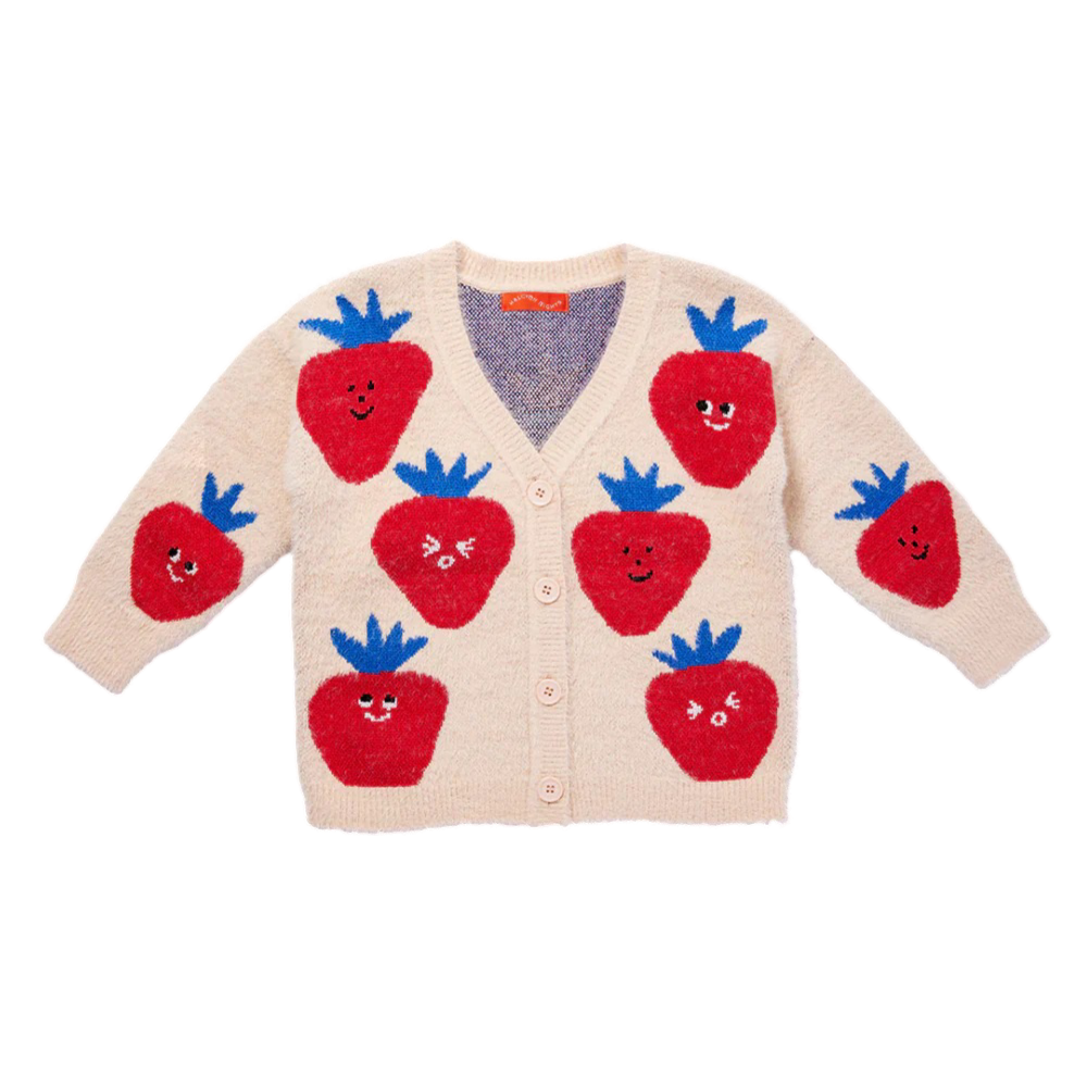 Berry Cosy Knit Cardigan