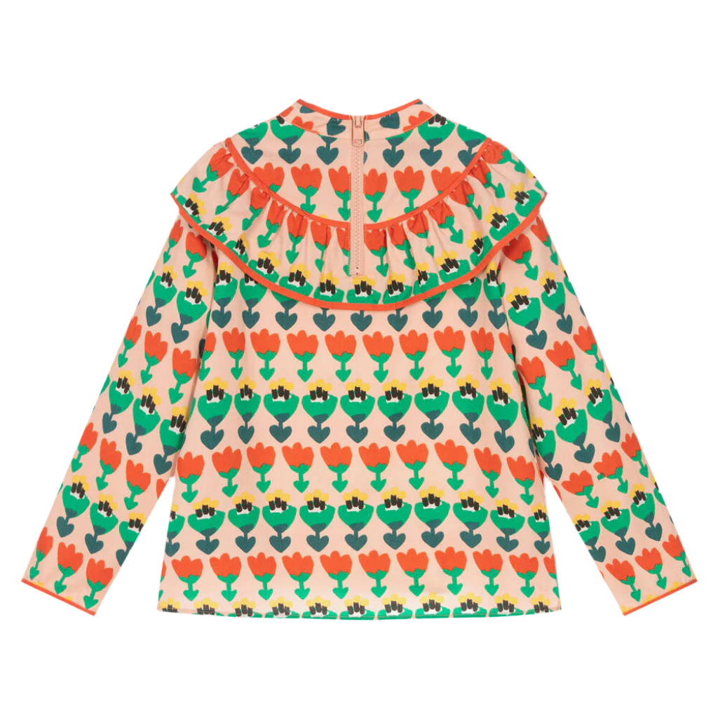 Stella Kids Pink Floral Blouse