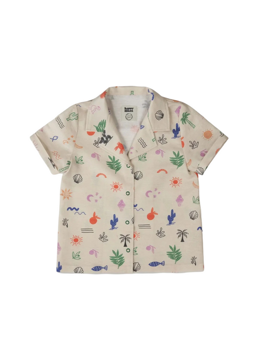 Linen Shirt - Safari