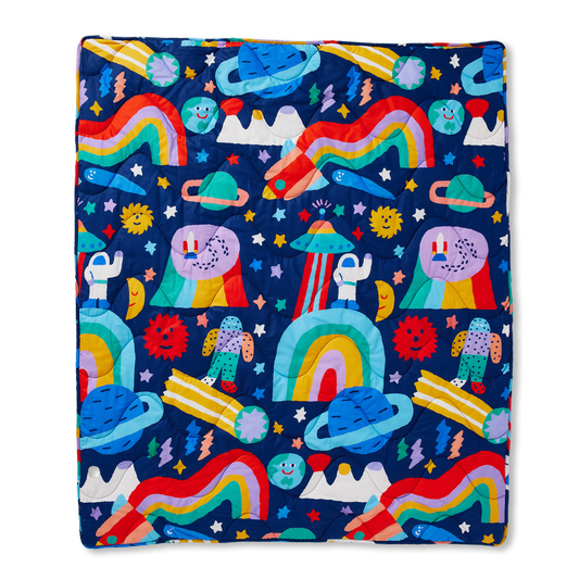Rocket Ride Cot Quilt