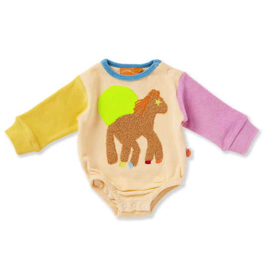 Giddy Up Terry Long Sleeve Bodysuit