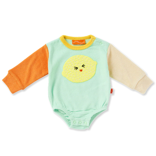 Peel Party Terry Long Sleeve Bodysuit