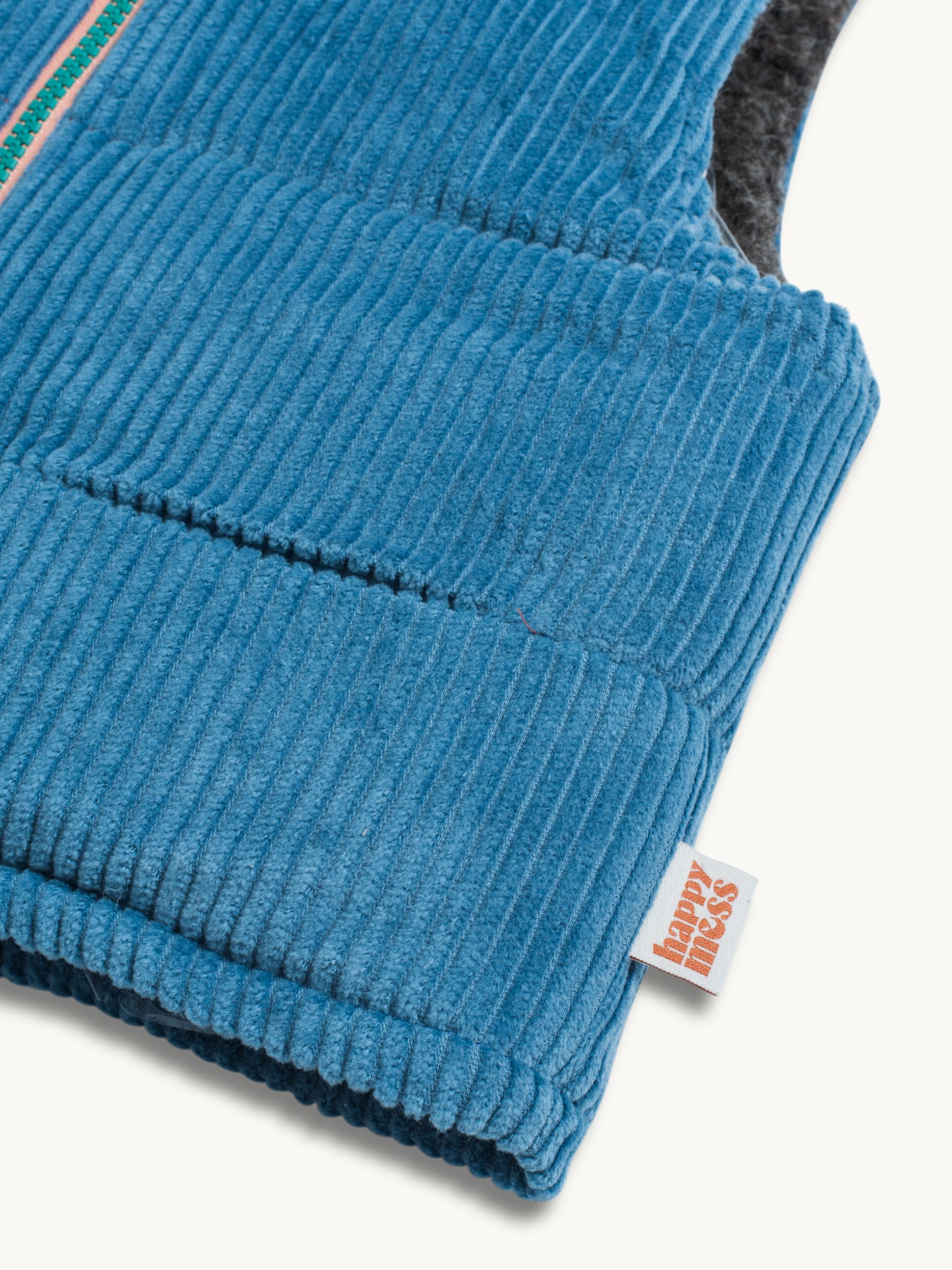 Reversible Merino Vest - Bluebird